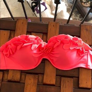 Victoria secret strapless swim top 36 B